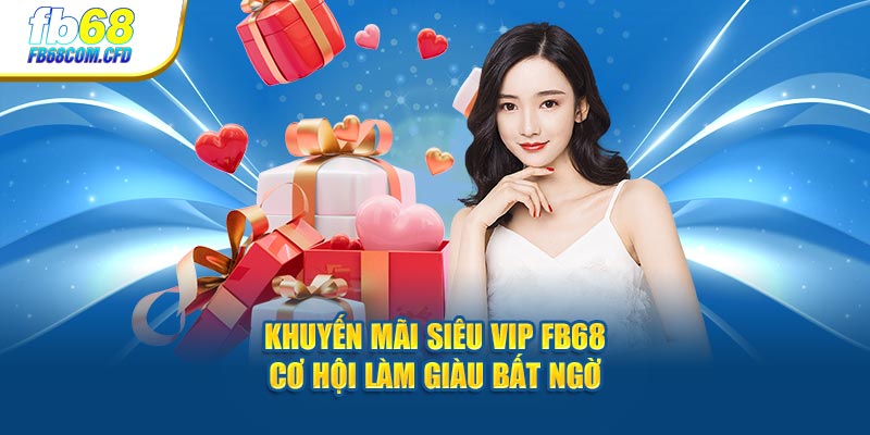 Khuyến Mãi Siêu VIP FB68 - Cơ Hội Làm Giàu Bất Ngờ